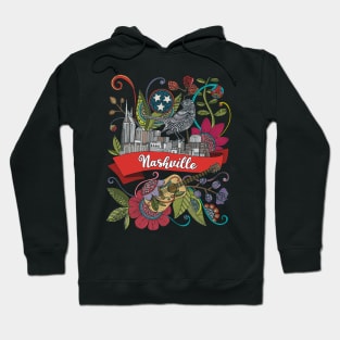 Nashville - Bird - Skyline Hoodie